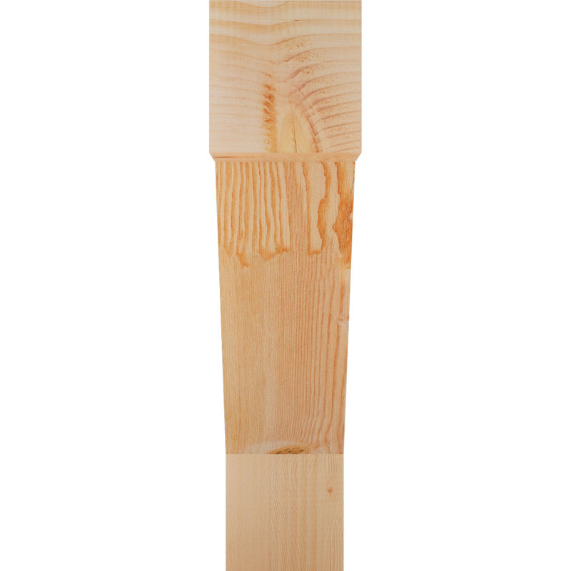 Support de bloc traditionnel, Douglas (lisse), H 26 po x l 5,5 po x P 26 po