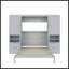 Lit escamotable double avec placard