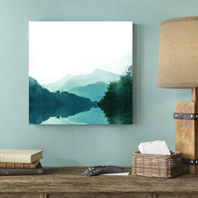 «Blue Mountain», reproduction de photo sur toile tendue, H 20 po x l 20 po