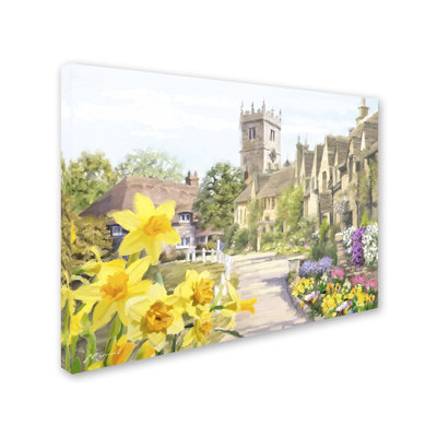 Armand 'Spring Village' Print on Canvas