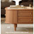 Elegant French Coffee Table: Solid Wood, Marble & Storage