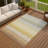Machine Washable Indoor/Outdoor Chantille ACN2313 Stripes Rug-249584469