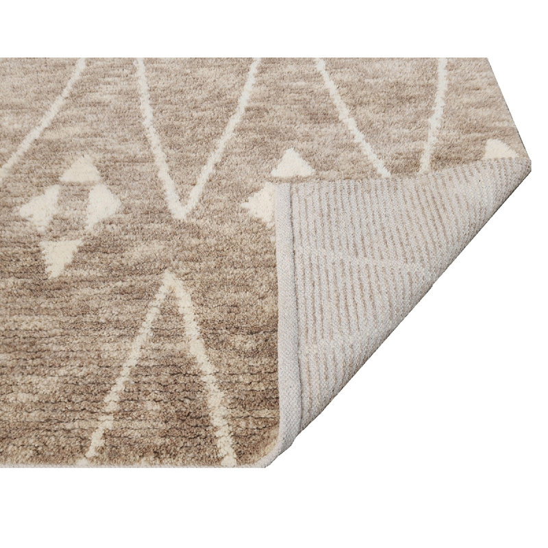 Tapis performance noué à la main Marley Feria - avoine - 8 pi x 10 pi, 8 pi x 10 pi