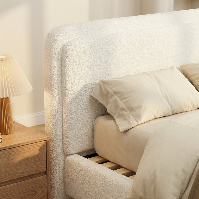 Lit plateforme moderne, Lit double