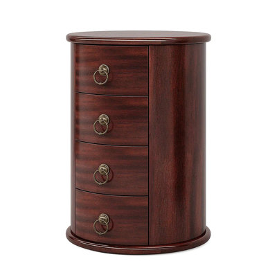 Wood Bedside Table,Side Table,Round End Table