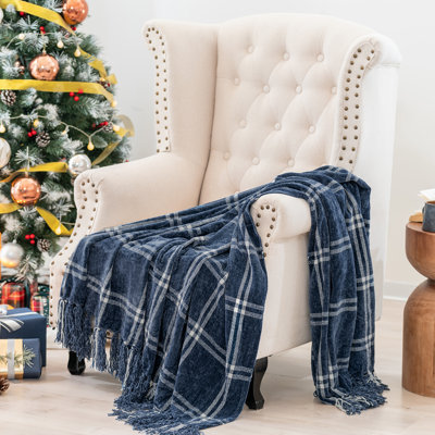 Soft Chenille Throw Blanket