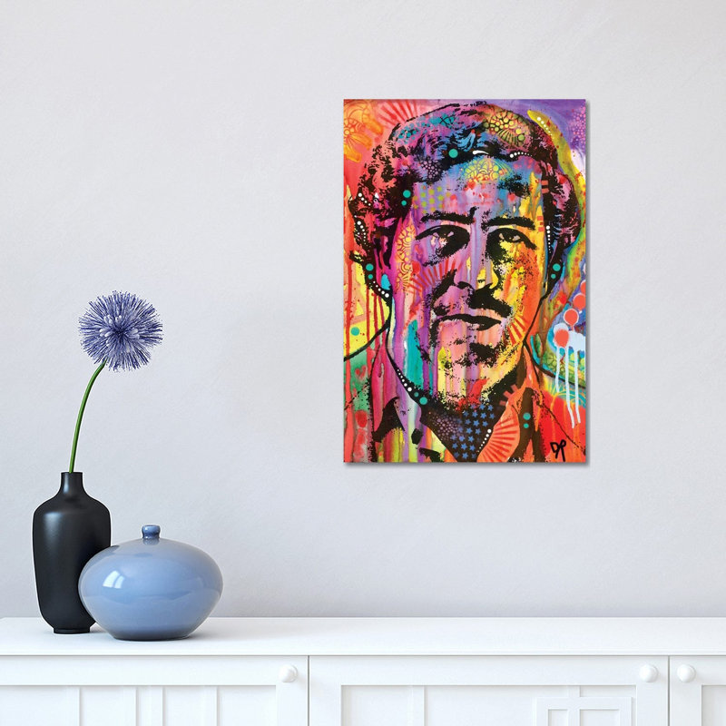 Pablo Escobar by Antonio Ciseri - Wrapped Canvas Painting, 20.32 cm H x 30.48 cm W, No Frame
