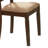 5Pc Transitional Style Dining Furniture Set Table And 4X Side Chairs Fabric Upholstered Seat Espresso Finish Wood (Dining Set)