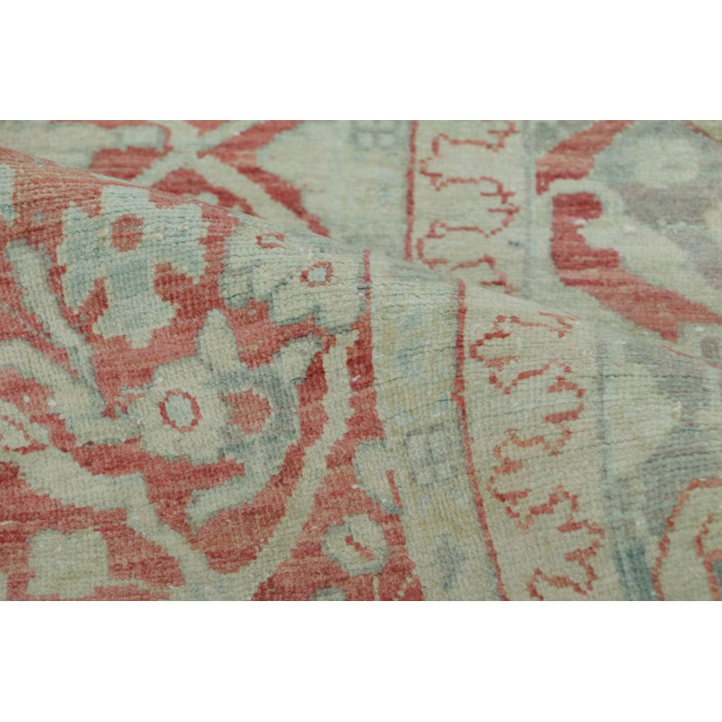 Antique Afghani Tabriz Rug With Floral Patterns In Red And Blue Tones - Rug & Kilim