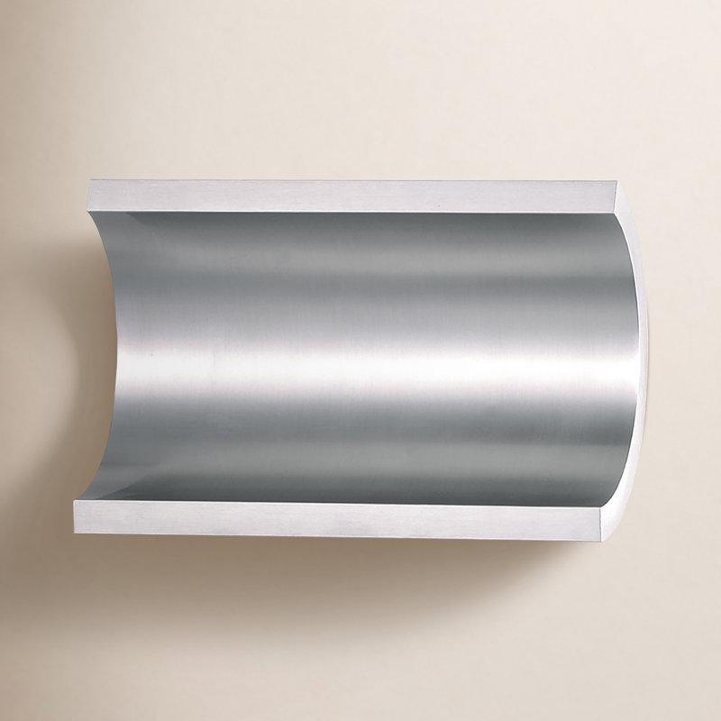 Corla LED Wall Light, Satin Aluminum