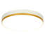 Plafonnier encastré à DEL commercial de 11 po blanc et or 24 W à intensité variable 5 CCT (ensemble de 1)-134698882