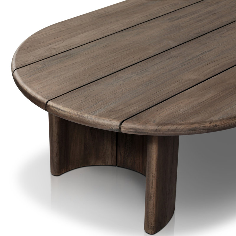 Paden Outdoor Coffee Table-Stained Toasted Brown-FSC