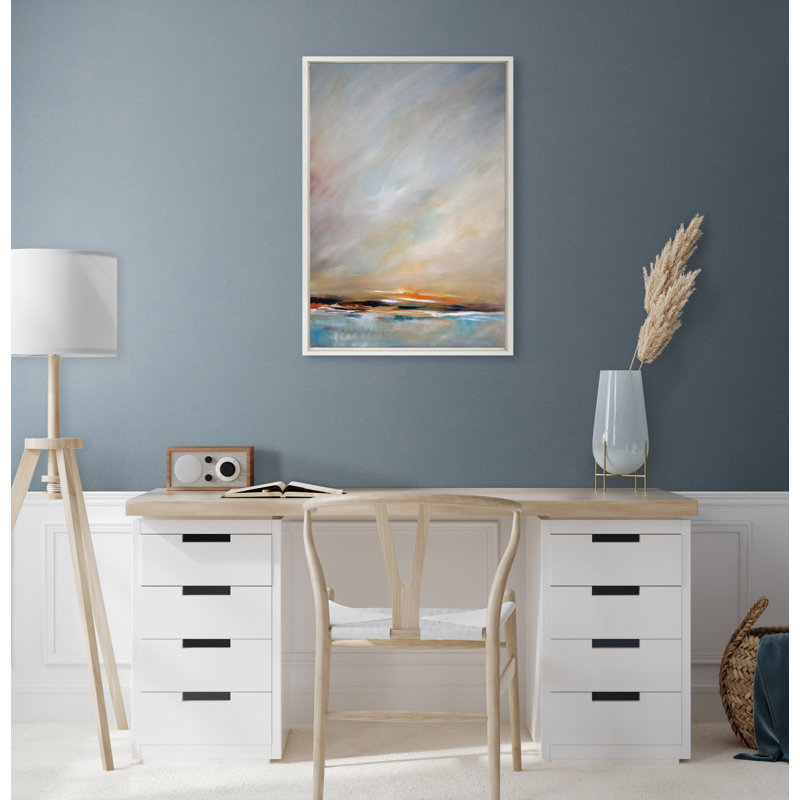 Days End by Mary Sparrow - Frame Print on Canvas, 18" W x 24" H, White Canvas