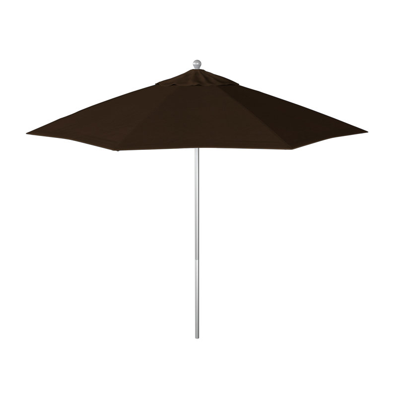 Parasol de marché 9 pi Yadira, Toile Sunbrella® brun baie