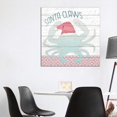 Santa Claws by Kimberly Allen - Wrapped Canvas Gallery-Wrapped Canvas Giclée