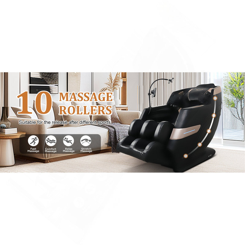 Fauteuil de massage avancé à gravité zéro avec fonctions de relaxation complètes