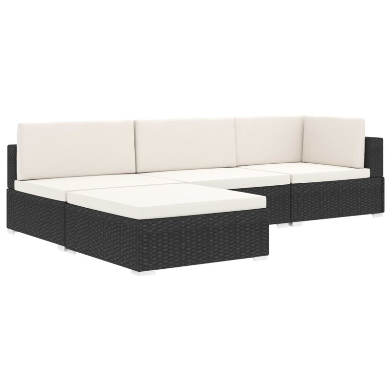 Siège du milieu, Coussin noir / cadre gris foncé