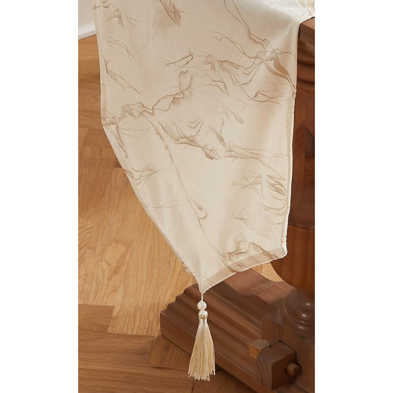 Kaxton Dining Linens, 48" Runner, Beige