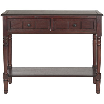 Brookshire 230.94cm Solid Wood Top Console Table