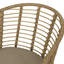 Chaise d'extérieur, aspect moderne, coussins à eau, l 22,61 x P 29,47 H 22,48 po, assemblage requis, chaise brune et beige pour patio, 22,48 po, 29,47 H, et plus