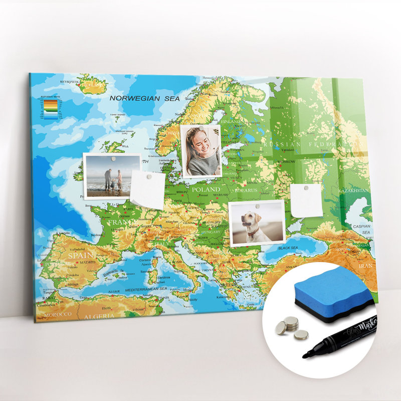 Magnetic Glass Dry Erase Board