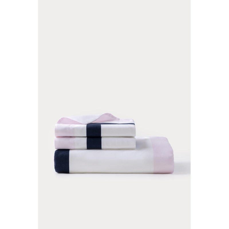 Ensemble de valises pour chambre double, Housse de couette grand + 2 grandes taies décorat, Rose