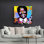 «BB King» par Stephen Chambers, impression sur toile tendue