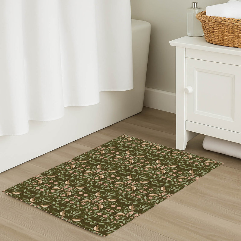 Tapis de bain Myah, Brown, Rectangle - 24" L x 17" W