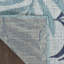 Tapis bleu / gris en polypropylène tissé à la machine Latrell-621980642