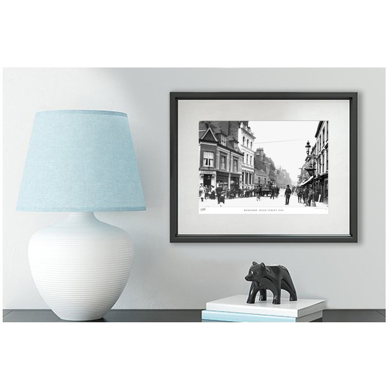 Romford, High Street 1910 by Francis Frith - Single Picture Frame Print, 45cm H x 60cm W x 2.3cm D