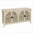 Cabinets with 4 Doors, Hollowed-Out Pattern, American Style | Beige | Bedroom
