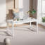 Bureau de direction 63 po - Design industriel moderne avec plateau en grain de bois