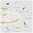 Lilburn 21-In Modern Smart Low Profile Flush Mount Crystal Ceiling Fan with Lights and APP Control for Kids Bedroom