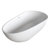 Fiume 66.875'' x 33.375'' Soaking Stone Bathtub