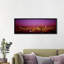 Vue en plongée de bâtiments illuminés la nuit, Three Rivers Stadium, Pittsburgh, Pennsylvanie, États-Unis par Panoramic Images - Impression sur toile tendue sur châssis tendu-8104485-79265696