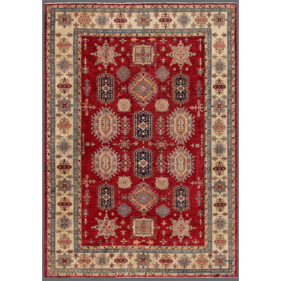One-of-a-Kind 9'9" x 13'3" New Age Rectangle Wool Area Rug in Beige and Brown
