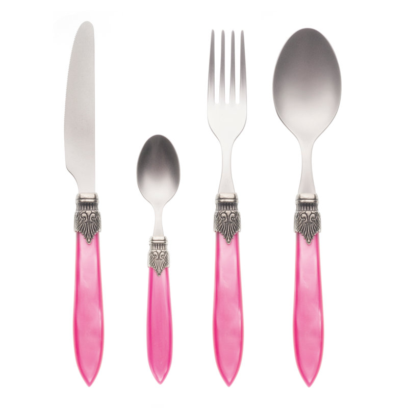 Alenka 24 Piece Cutlery Set, Service for 6, Rose