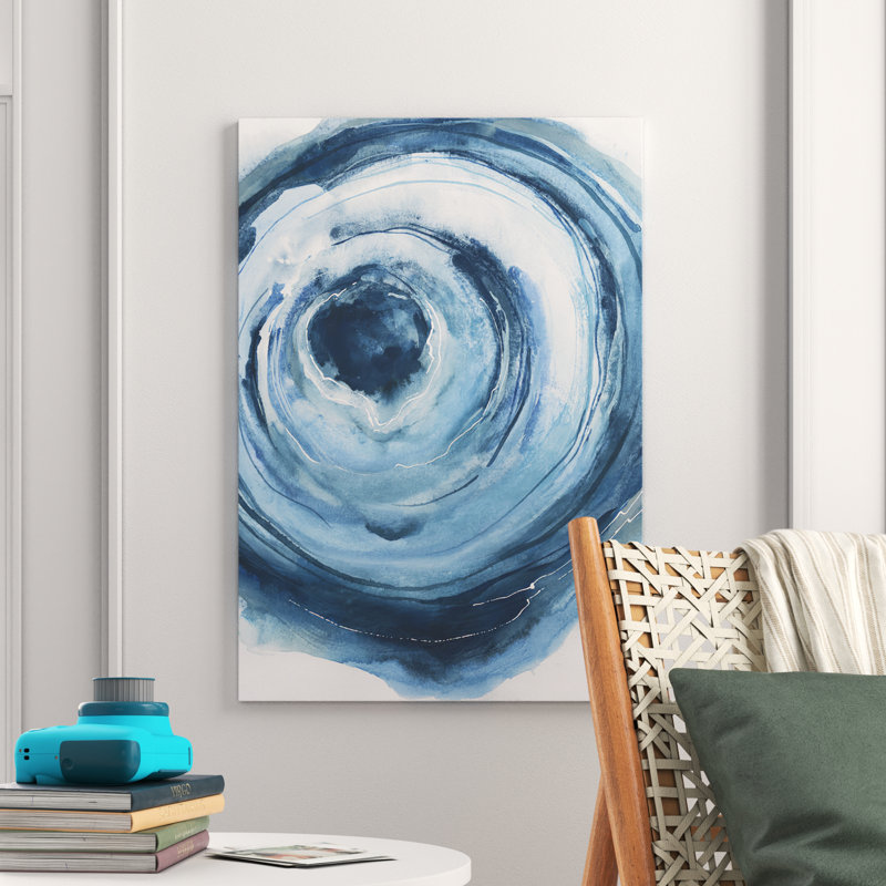 «Watercolor Geode III», impression, H 12 po x l 8 po x P 0,75 po, Toile