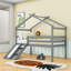 Lit simple mezzanine bas avec glissade-988047395