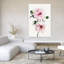 Pink Watercolor Blooms by Salome - Wrapped Canvas Print-1914066111