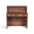 Nasjah 47" Walnut Reception Desk w/Transaction Counter | Multifunctional Front Desk