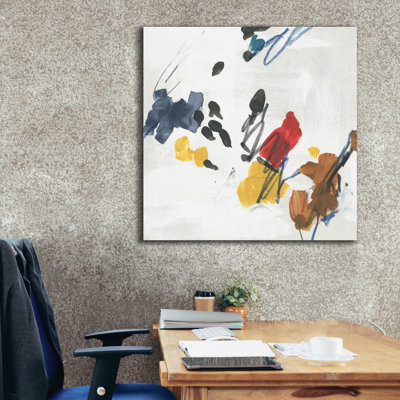  'Color Torrent 2' by June Erica Vess Canvas Wall Art, 37" x 37"