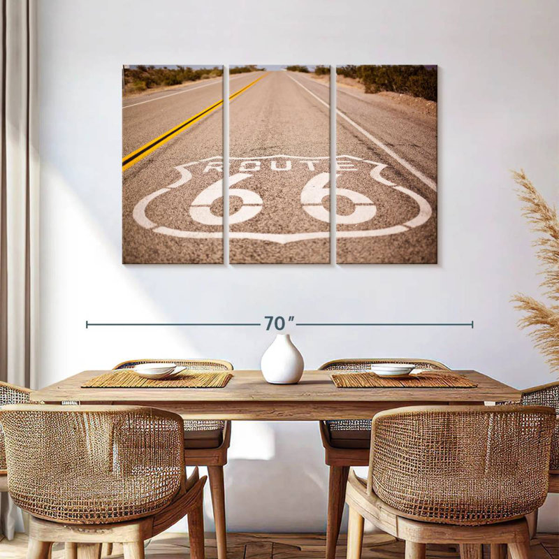 Mehar Route 66 Highway, H 36 po x l 57 po