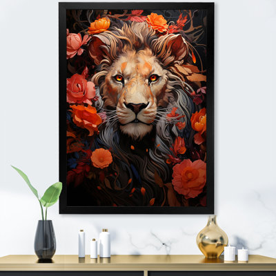 «Fierce Guardian Lioning I» sur toile