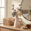Vase pichet en céramique Nadia de 15 cm, à deux anses, style rustique terracotta, idéal pour décorer une entrée, une console ou une étagère.