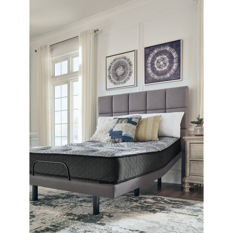 King Size Gray Innerspring Adjustable Bed Mattress