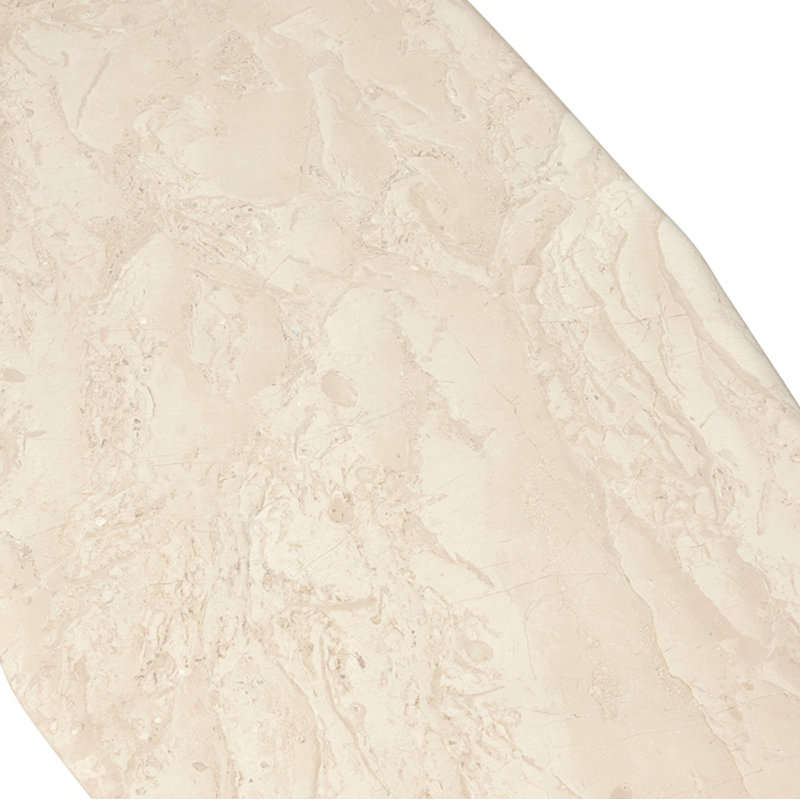 Celine Marble End Table, Biscuit