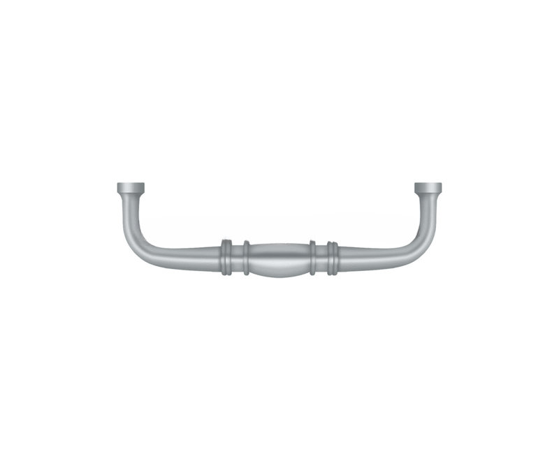 Colonial Bar / Handle Pull, Brushed Chrome