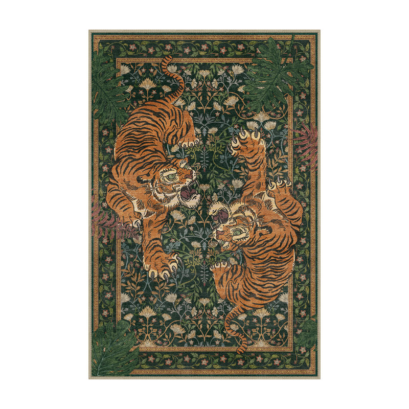 Tapis lavable à la machine avec envers antidérapant Teiarra, 24" W x 36" L