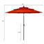 Parasol de marché Gomer-276267599